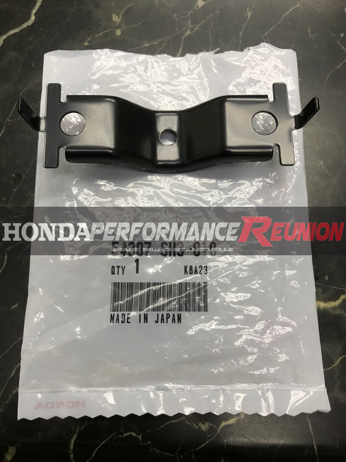 SUPPORT DE SILENT BLOC DE TRINGLERIE DE BOITE - HONDA - SERIE B - (n°20) - GENUINE HONDA