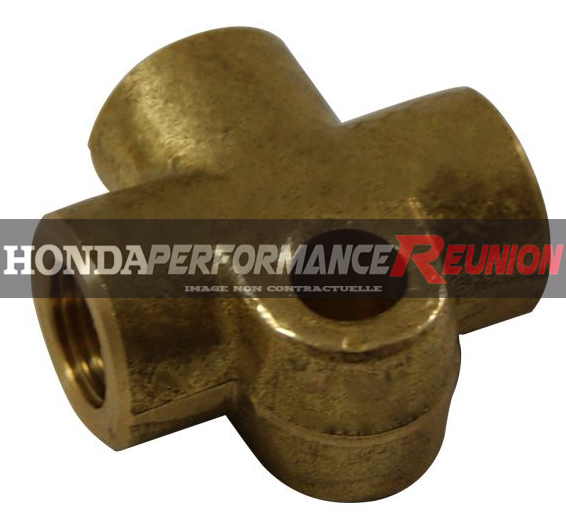 CIRCUIT DE FREINAGE - TÉ 3 VOIES FEMELLE - 10x100 CONCAVE